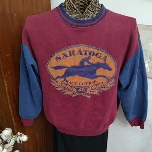 Vintage Saratoga Equestrian Sweatshirt